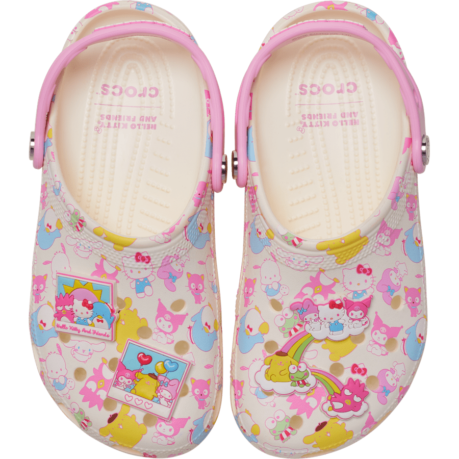 Multi Kids’ Hello Kitty® and Friends Pastel Classic Clog - Draufsicht - Crocs