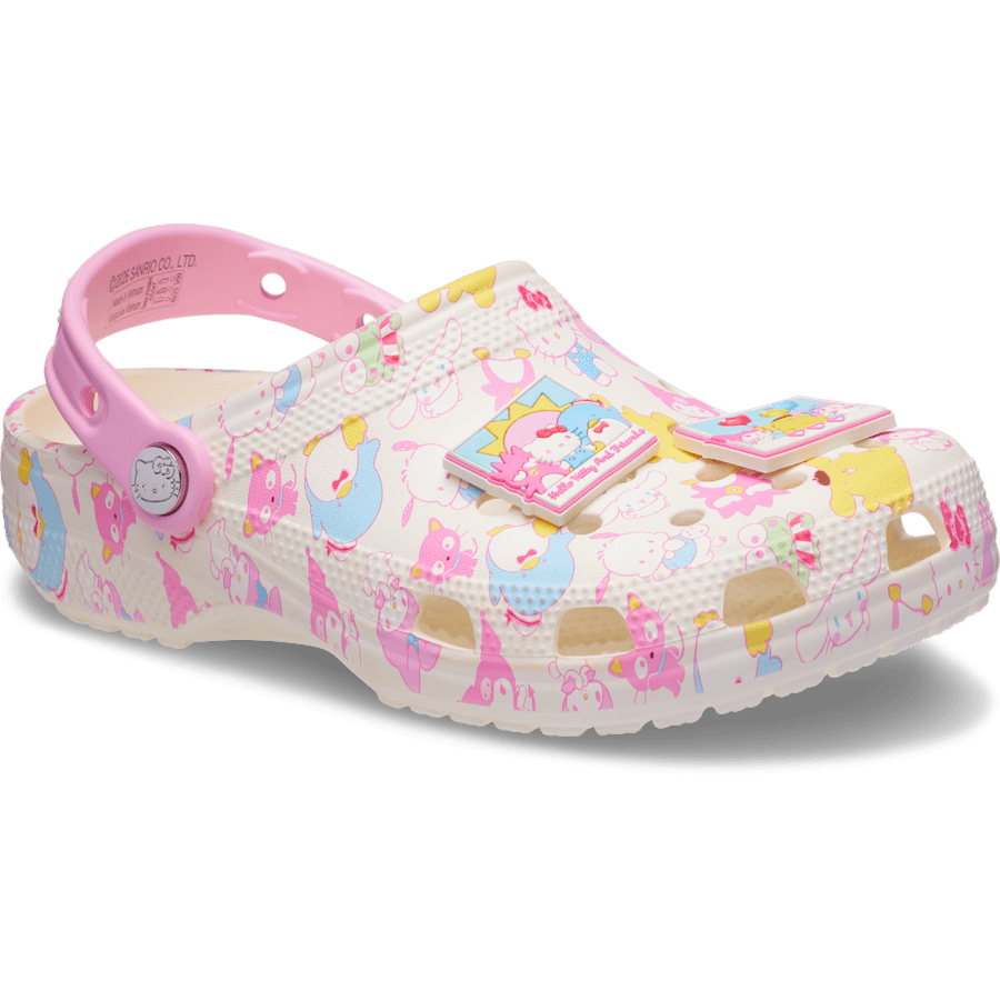 Multi Kids’ Hello Kitty® and Friends Pastel Classic Clog - Schrägsicht - Crocs