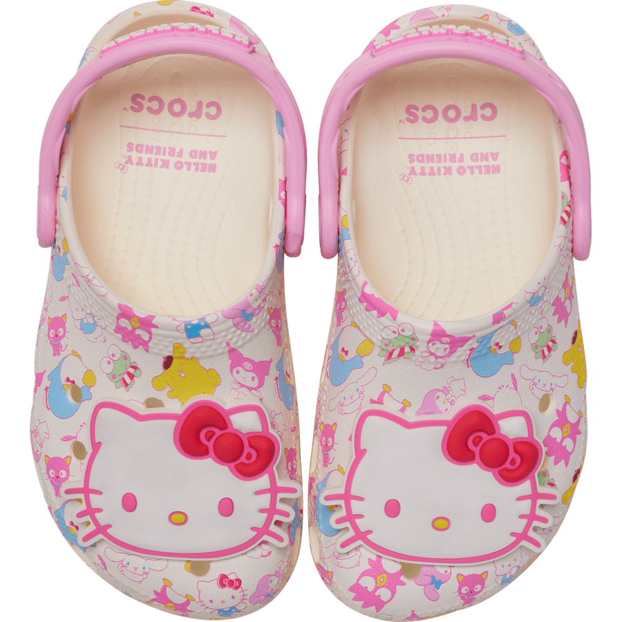 Multi Toddlers’ Hello Kitty® and Friends Pastel Classic Clog - Seitenansicht - Crocs