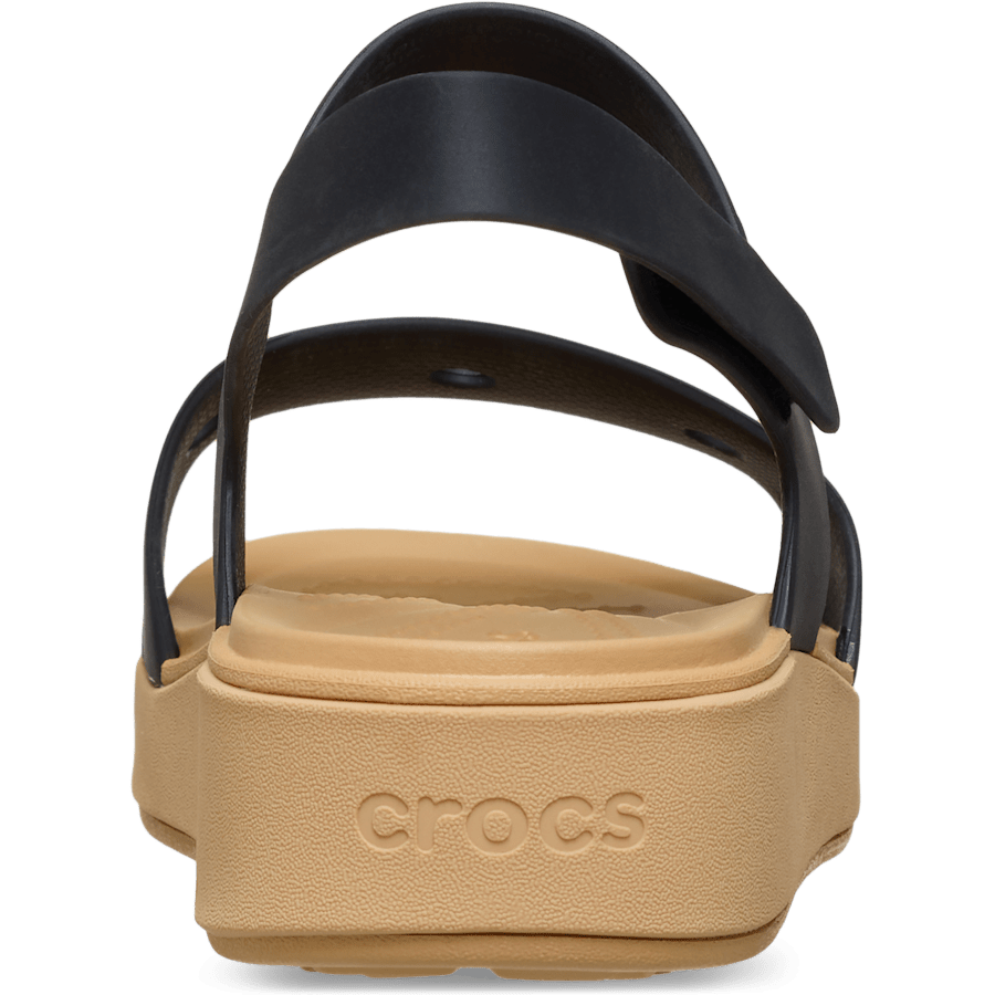 Black/Cashew Kids' Brooklyn Sandal - Zurück - Crocs