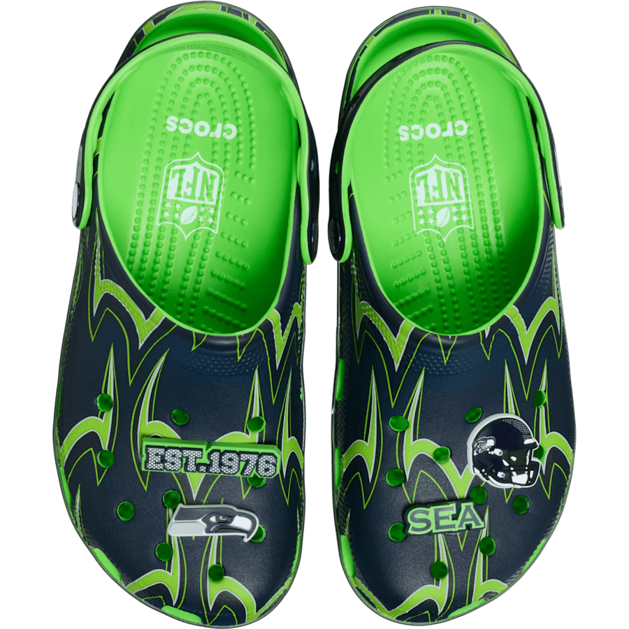 Crocs NFL Seattle Seahawks Classic Clog — Multi