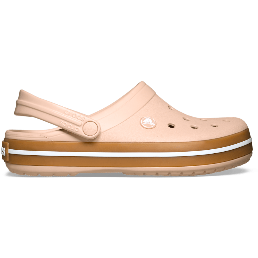 Gris Pâle Rosé Crocband Gum Clog - Côté - Crocs