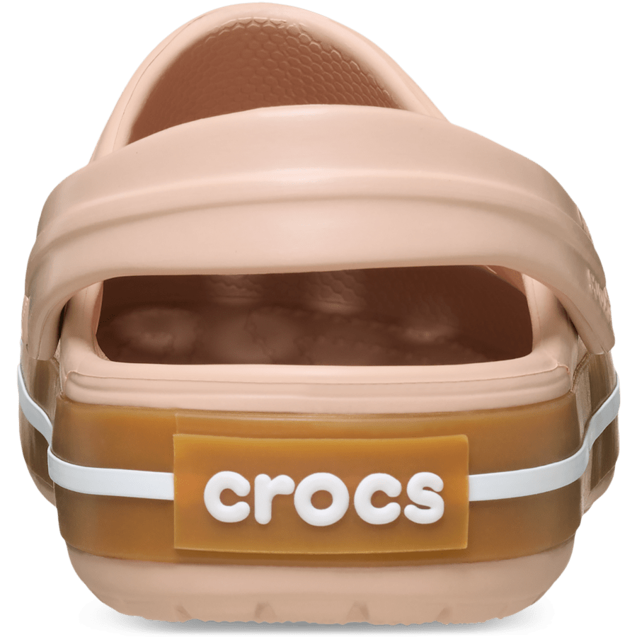 Gris Pâle Rosé Crocband Gum Clog - Arrière - Crocs