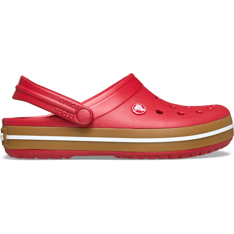 Crocs Crocband Gum Clog — Court Red