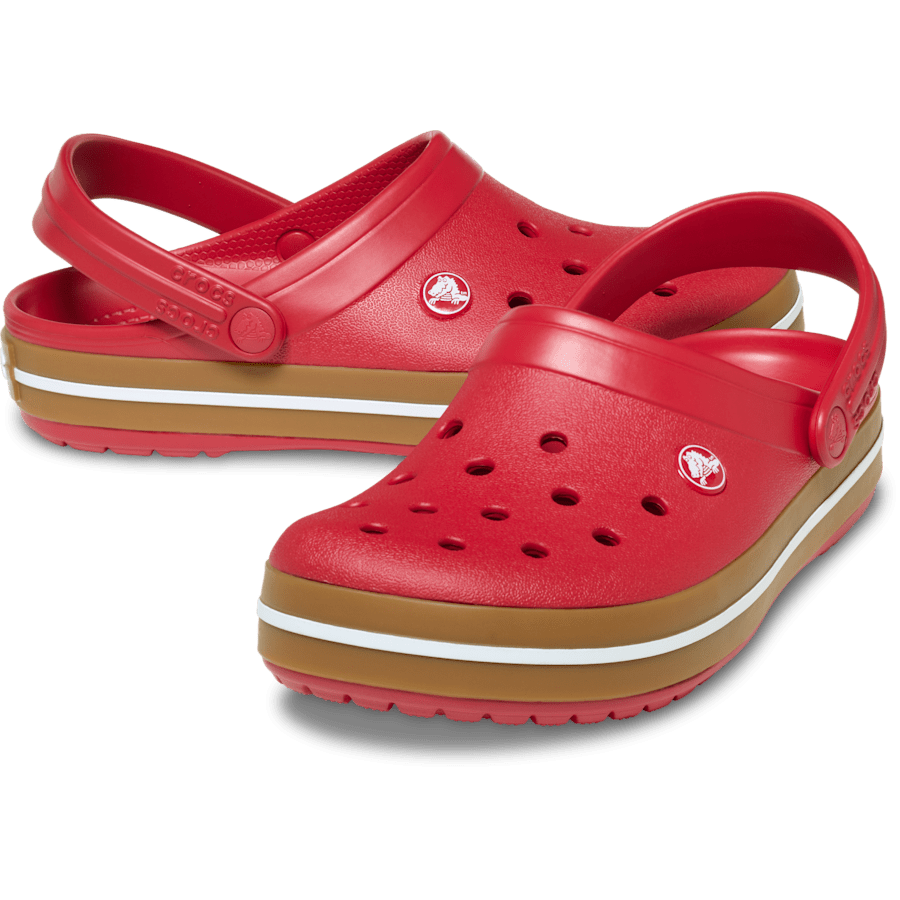 Crocs Crocband Gum Clog — Court Red