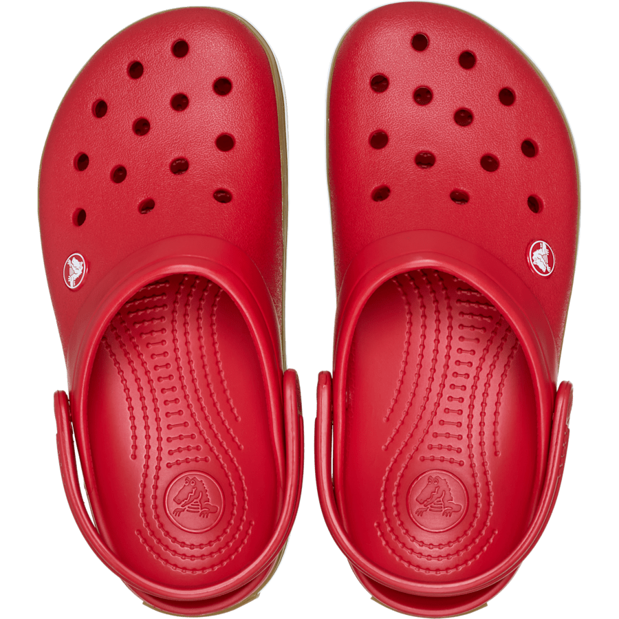 Crocs Crocband Gum Clog — Court Red