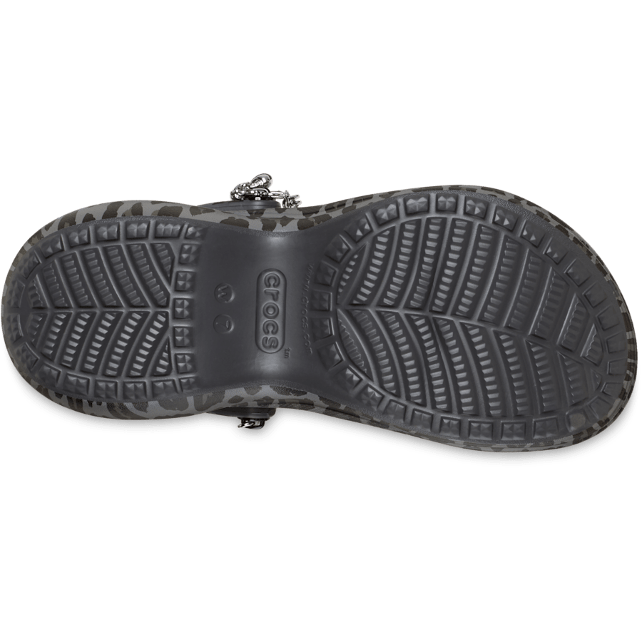 Black / Leopard Bae Leopard Clog - Bottom - Crocs