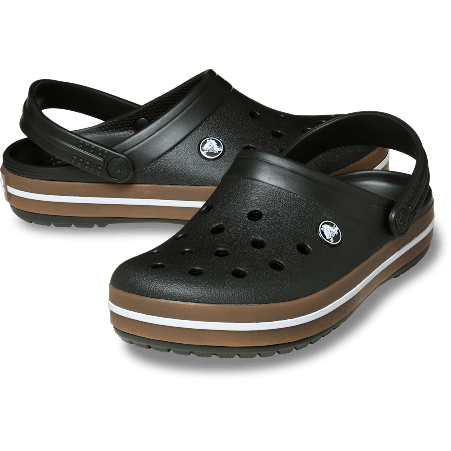 Crocs Kids' Crocband Gum Clog — Black