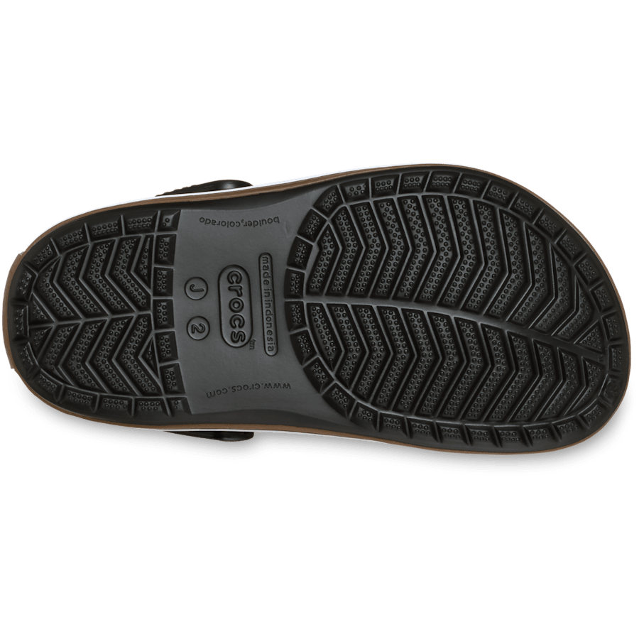 Crocs Kids' Crocband Gum Clog — Black