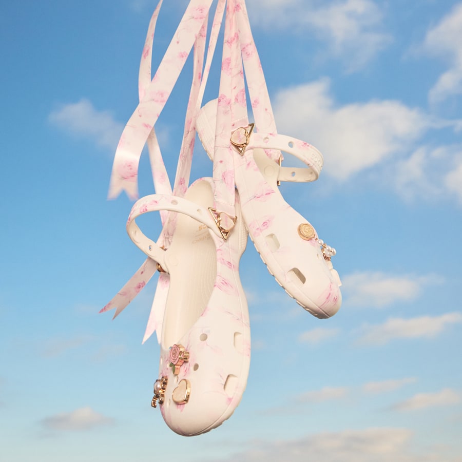 Custom Bridgerton Shoes The New LoveShackFancy Crocs Look Straight out of 'Bridgerton'