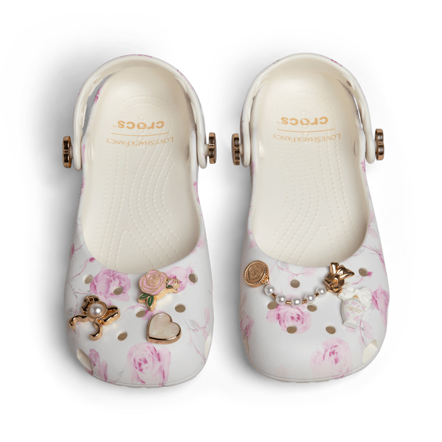 Oyster LoveShackFancy Classic Ballet Flat - Bottom - Crocs