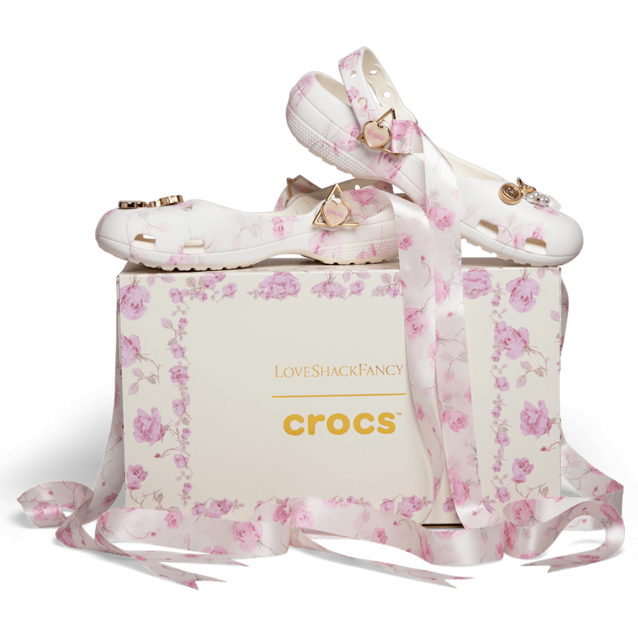 Oyster LoveShackFancy Classic Ballet Flat - Angle - Crocs