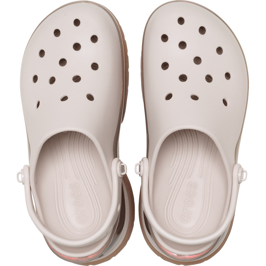 Cocoa Crème スーパー ベイ クロッグ - トップ - Crocs