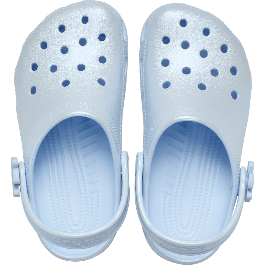 Crocs Kids' Classic Pearl Shine Clog — Blue Frost