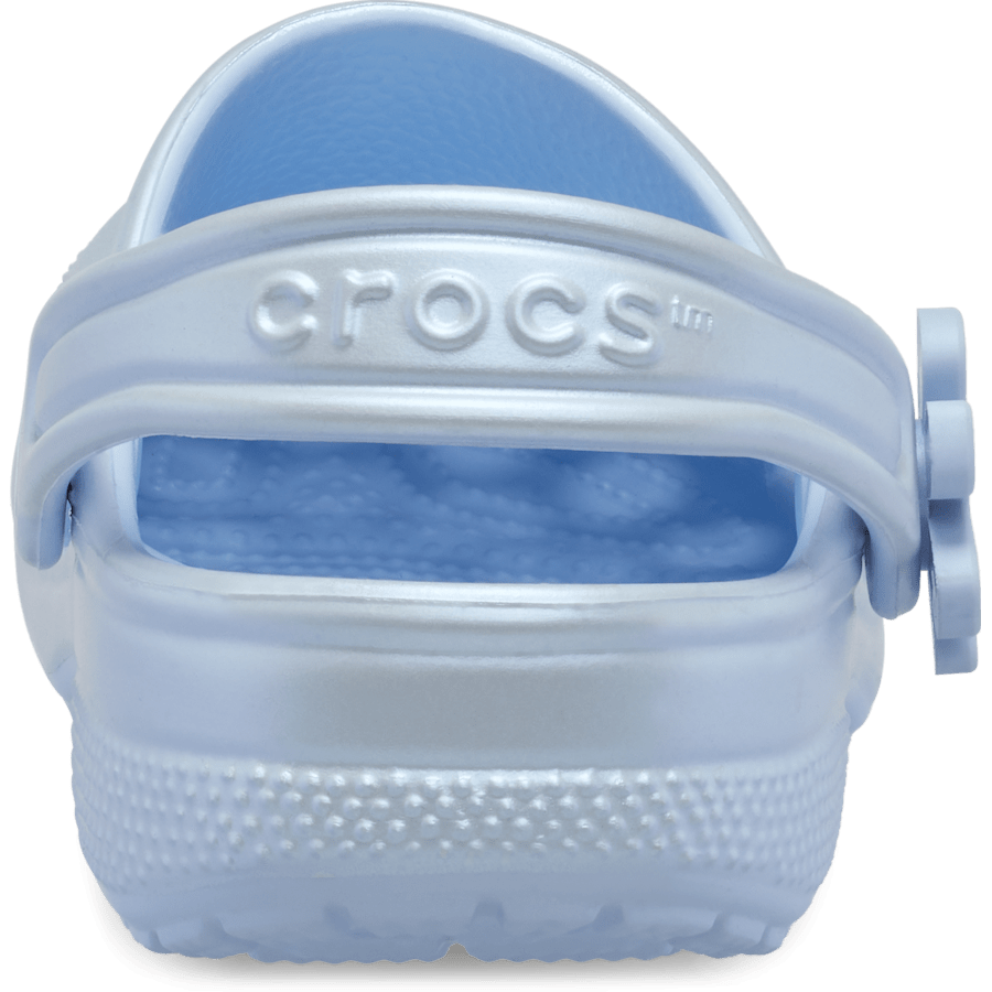 Crocs Kids' Classic Pearl Shine Clog — Blue Frost