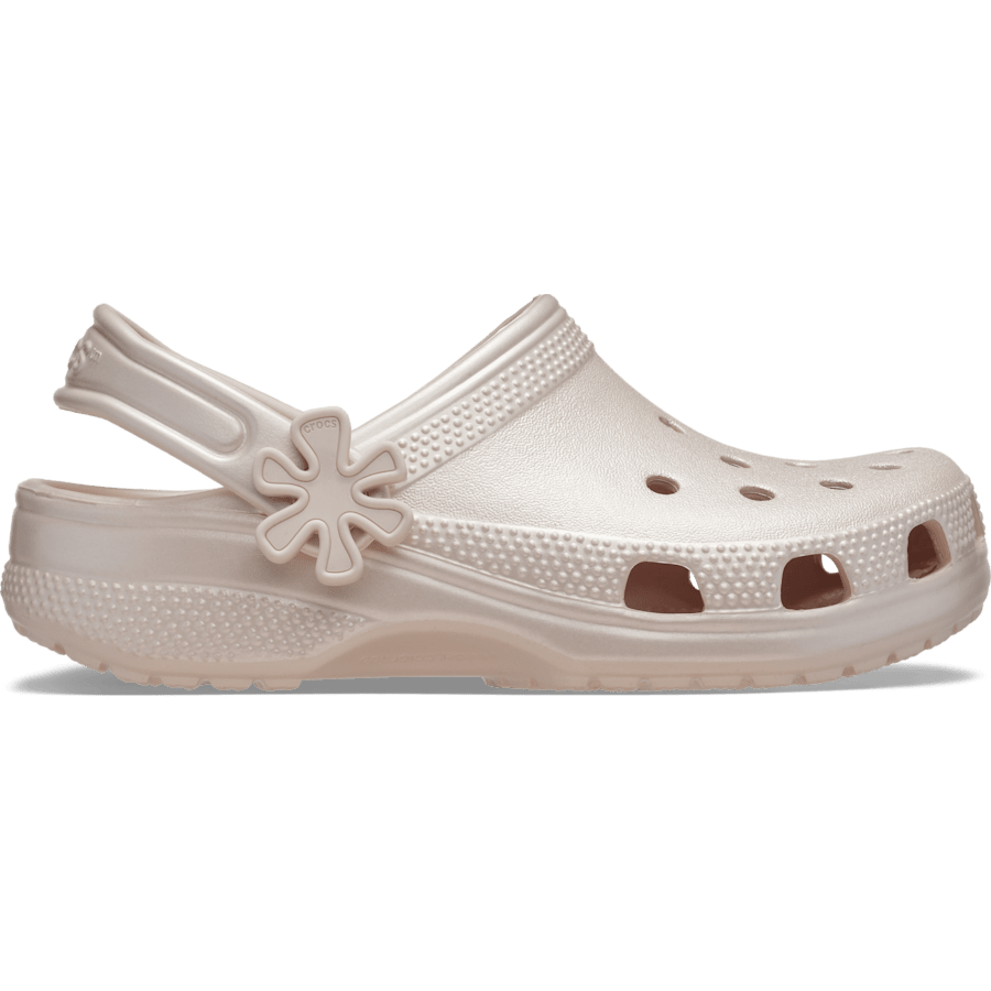 Crocs Kids' Classic Pearl Shine Clog — Quartz