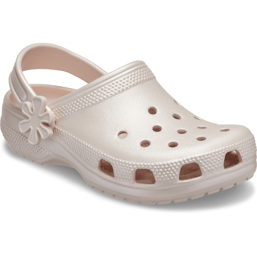 Crocs Kids' Classic Pearl Shine Clog — Quartz