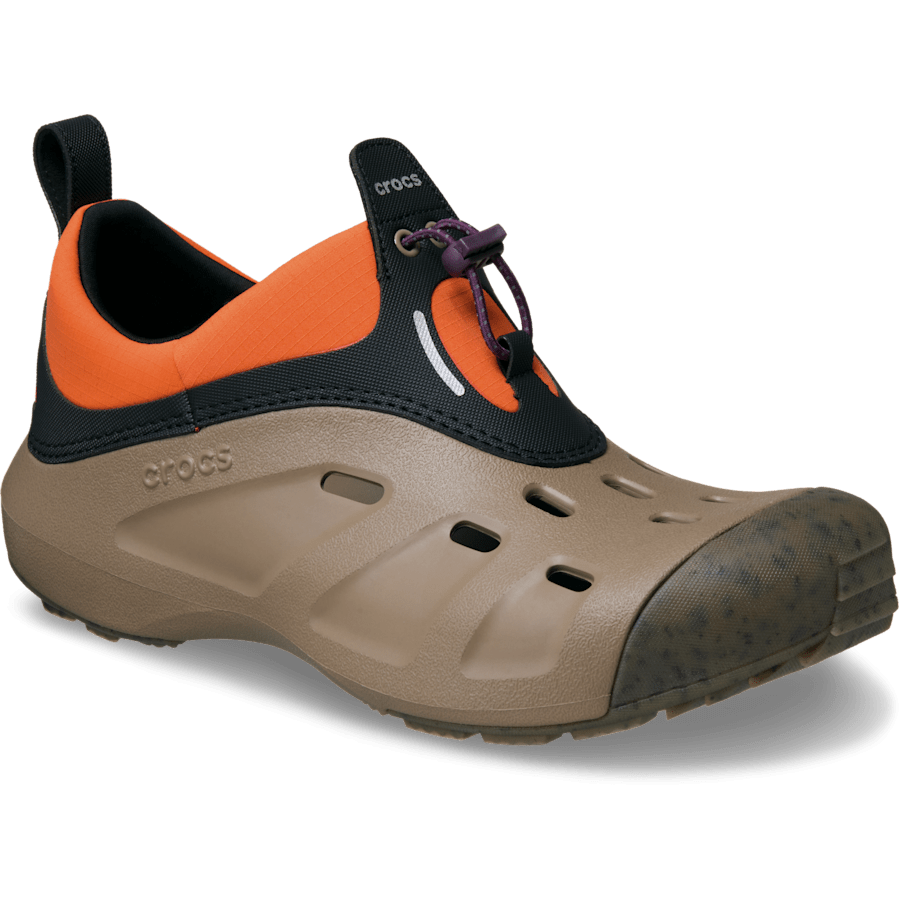 Khaki Crocs Quick Trail Low Tech - Angle - Crocs