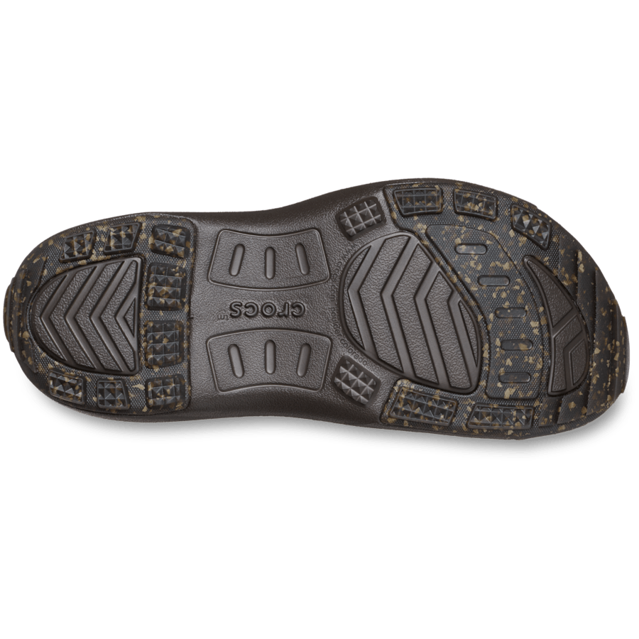 Dark Cocoa Crocs Quick Trail Low Tech - Bottom - Crocs