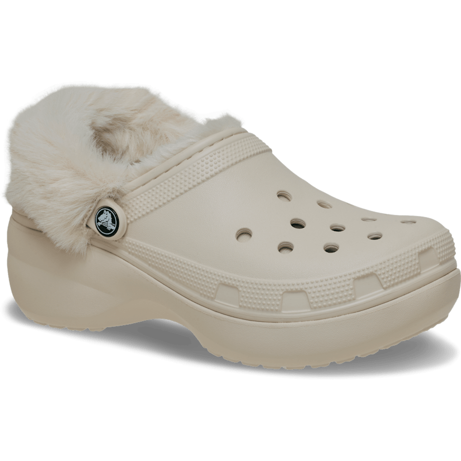 Couleur Classic Platform Fuzz Lined Clog - Angle - Crocs
