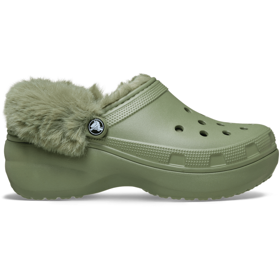 Couleur Classic Platform Fuzz Lined Clog - Côté - Crocs