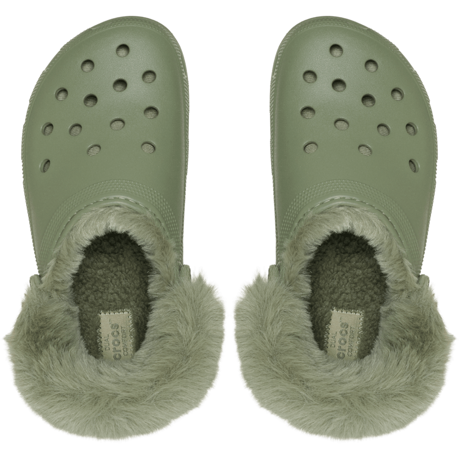 Couleur Classic Platform Fuzz Lined Clog - Dessus - Crocs