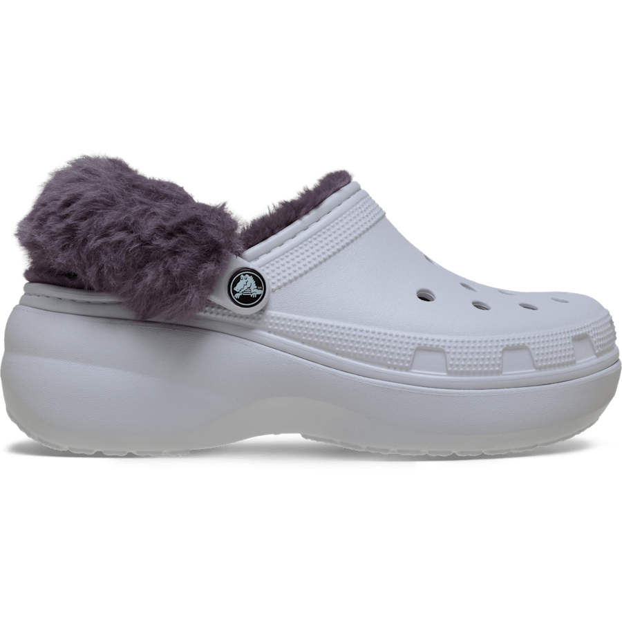 Couleur Classic Platform Fuzz Lined Clog - Côté - Crocs