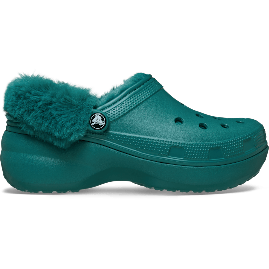 Couleur Classic Platform Fuzz Lined Clog - Côté - Crocs