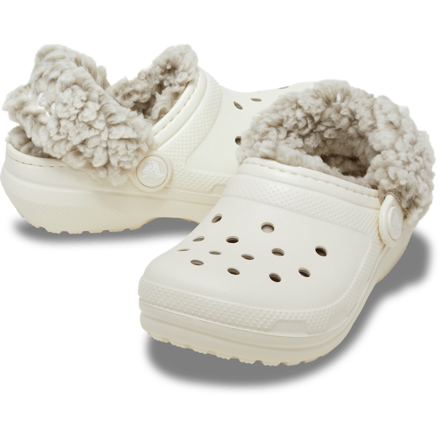 Summit White Kids’ Classic Fleece Lined Clog - Pair - Crocs