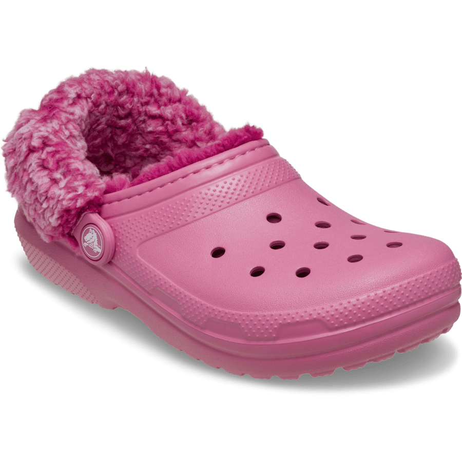Farbe Toddler Classic Fleece Lined Clog - Schrägsicht - Crocs