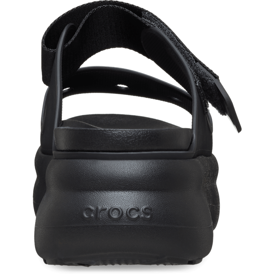 Black Soho Two Strap Sandal - Back - Crocs