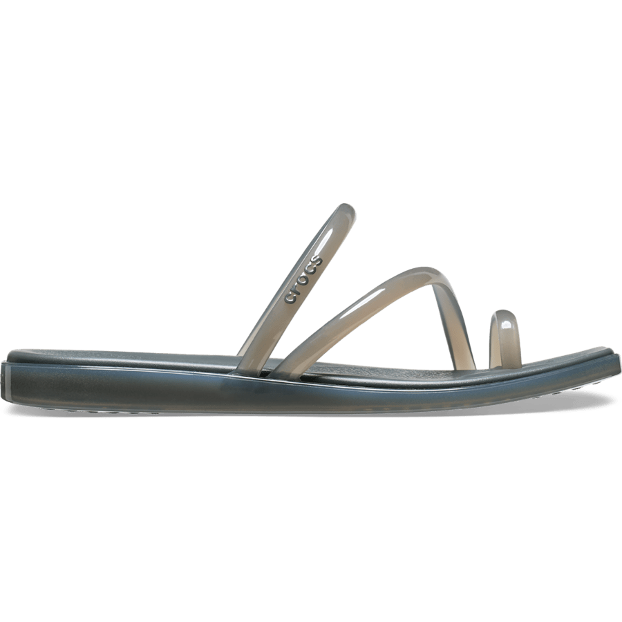 Carbon Jelly Miami Toe Loop Jelly Sandal - Side - Crocs