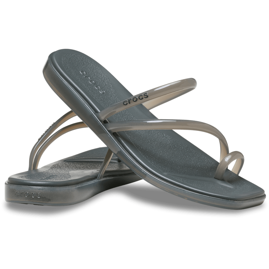 Carbon Jelly Miami Toe Loop Jelly Sandal - Pair - Crocs