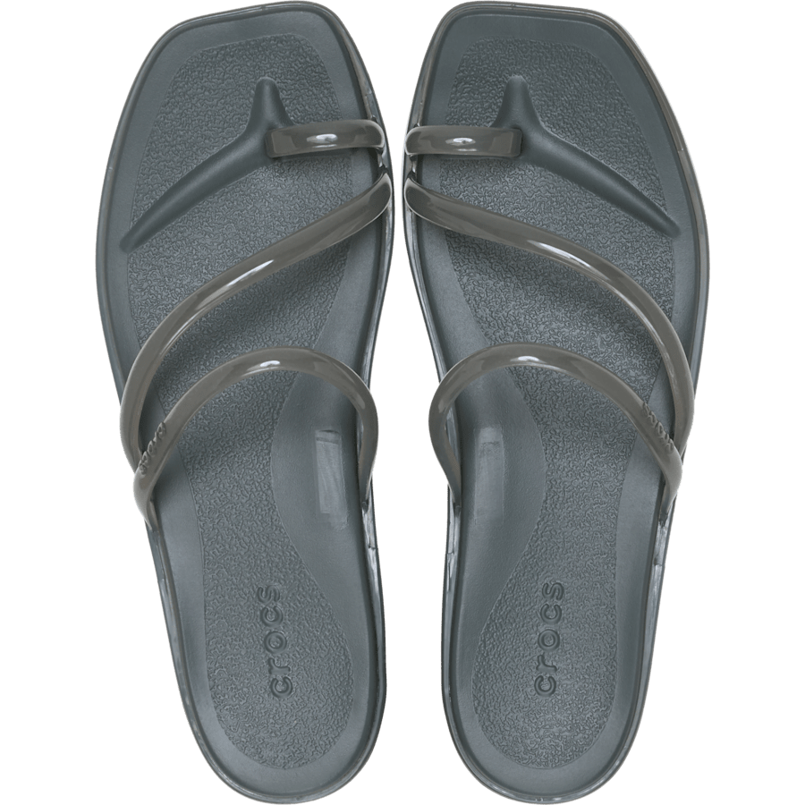 Carbon Jelly Miami Toe Loop Jelly Sandal - Top - Crocs