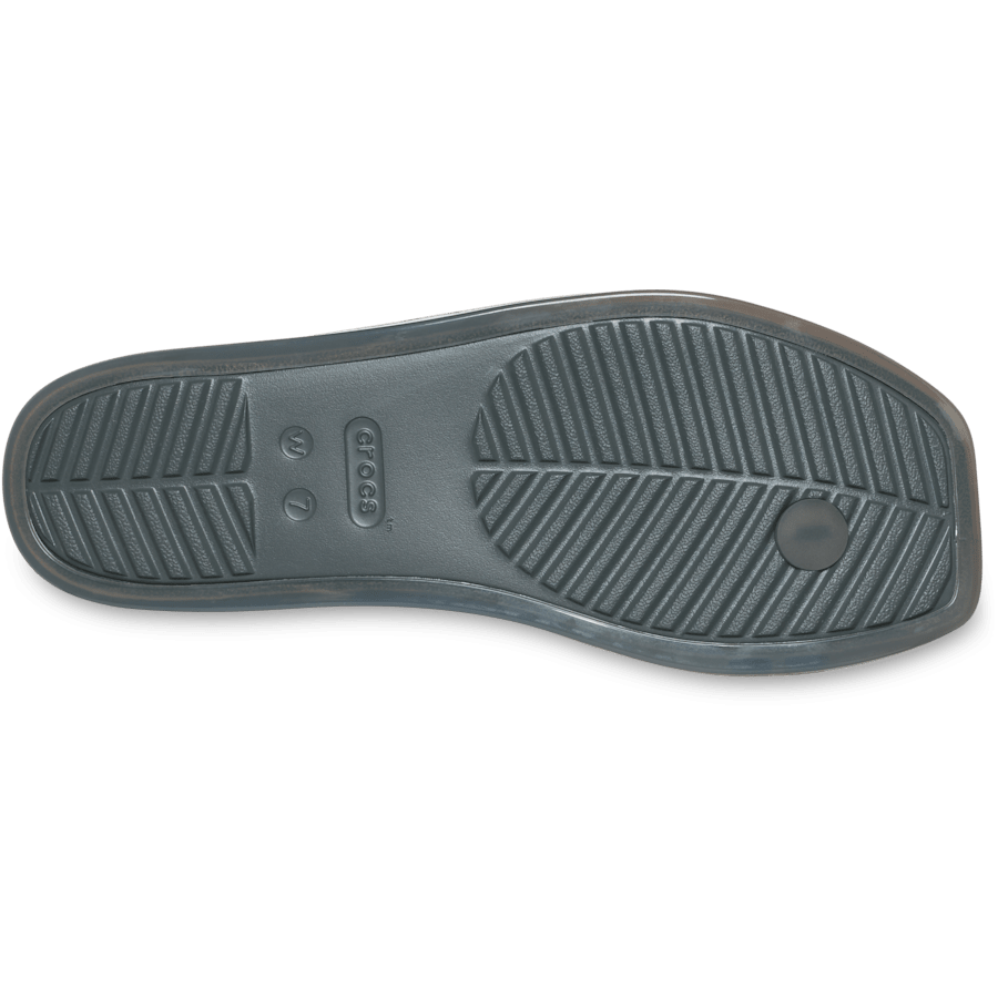 Carbon Jelly Miami Toe Loop Jelly Sandal - Bottom - Crocs