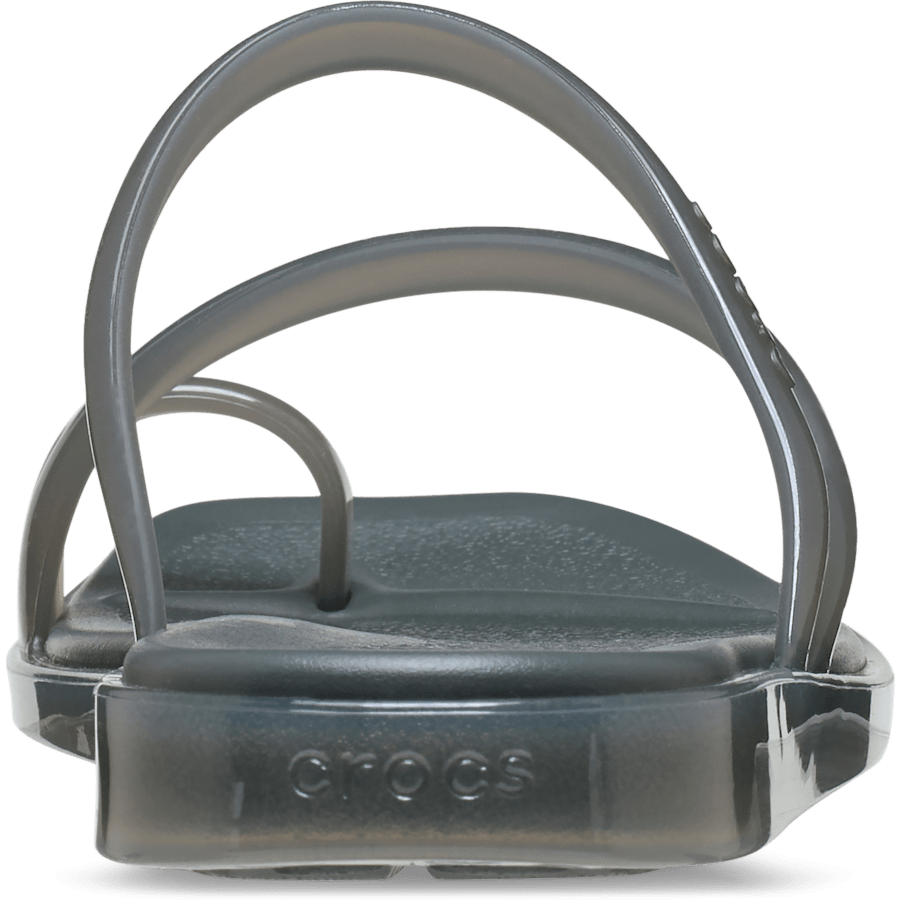 Carbon Jelly Miami Toe Loop Jelly Sandal - Back - Crocs