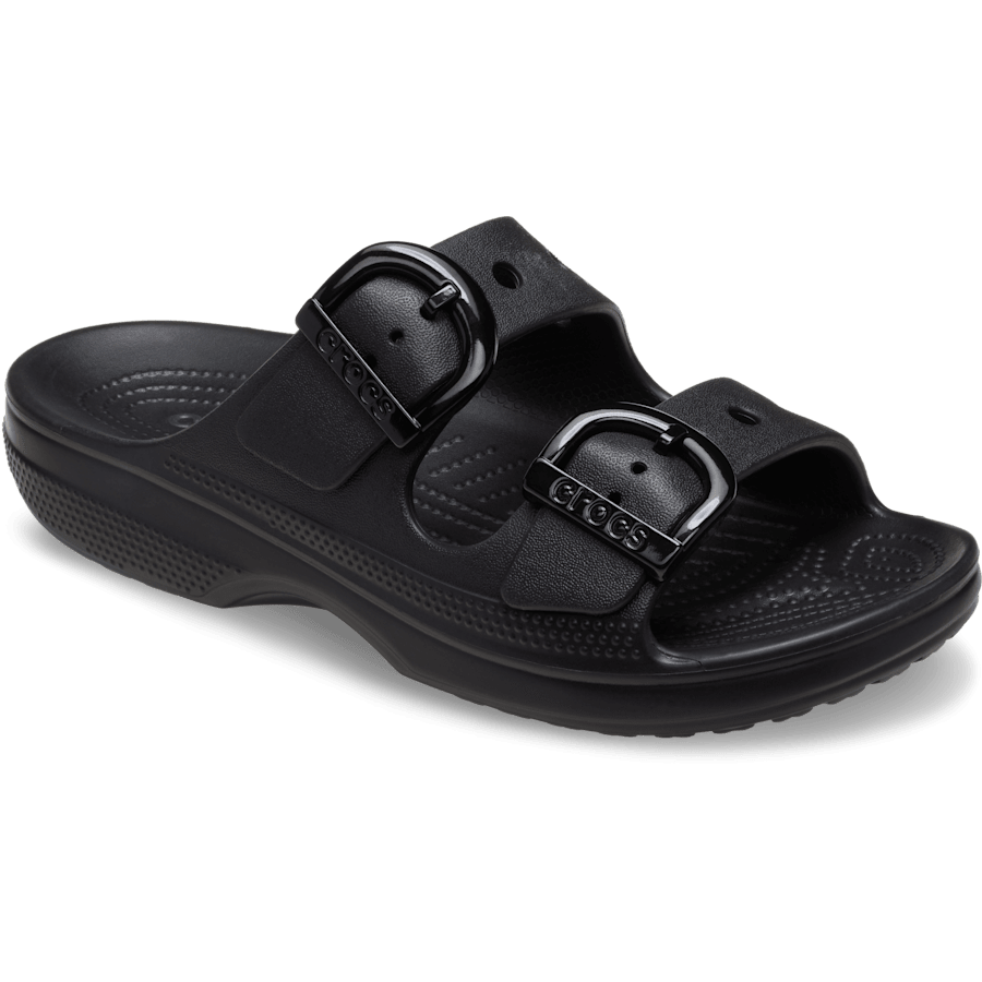 Farbe Saturday Enamel Buckle Sandal - Schrägsicht - Crocs