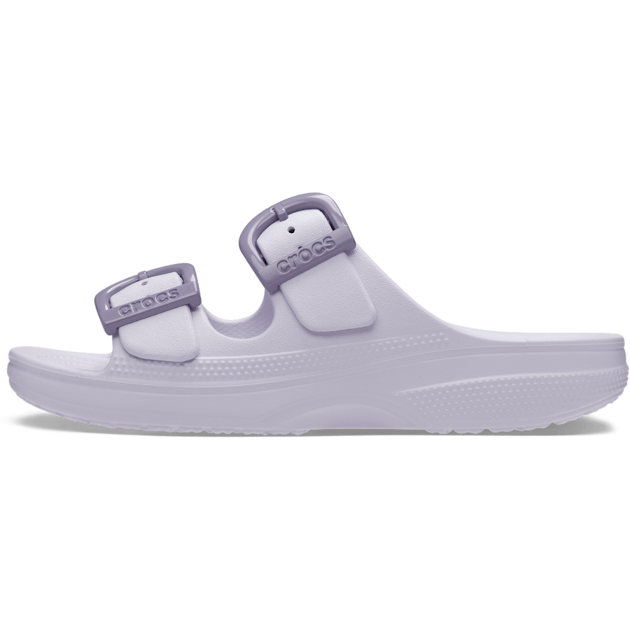 Farbe Saturday Enamel Buckle Sandal - Seitenansicht - Crocs