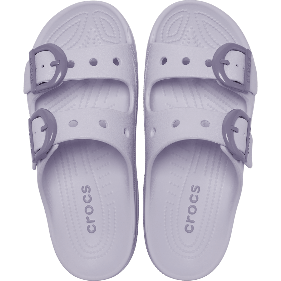 Farbe Saturday Enamel Buckle Sandal - Draufsicht - Crocs