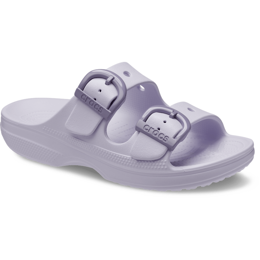 Farbe Saturday Enamel Buckle Sandal - Schrägsicht - Crocs
