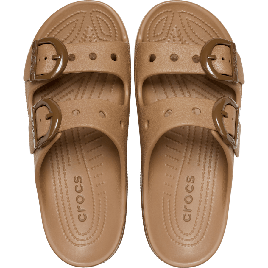 Farbe Saturday Enamel Buckle Sandal - Draufsicht - Crocs