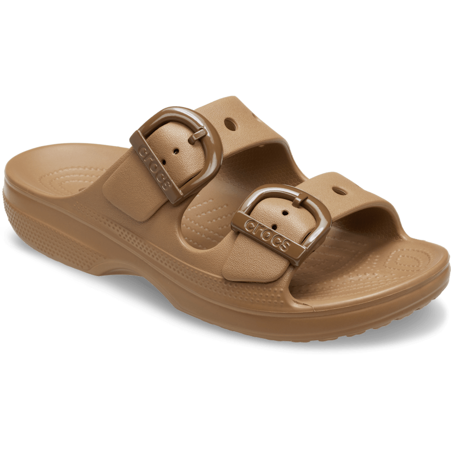 Farbe Saturday Enamel Buckle Sandal - Schrägsicht - Crocs