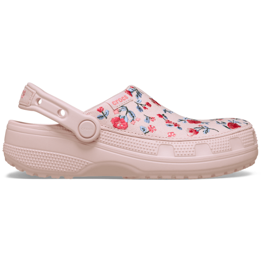 Crocs Classic Crafted Floral Clog — Cotton Candy
