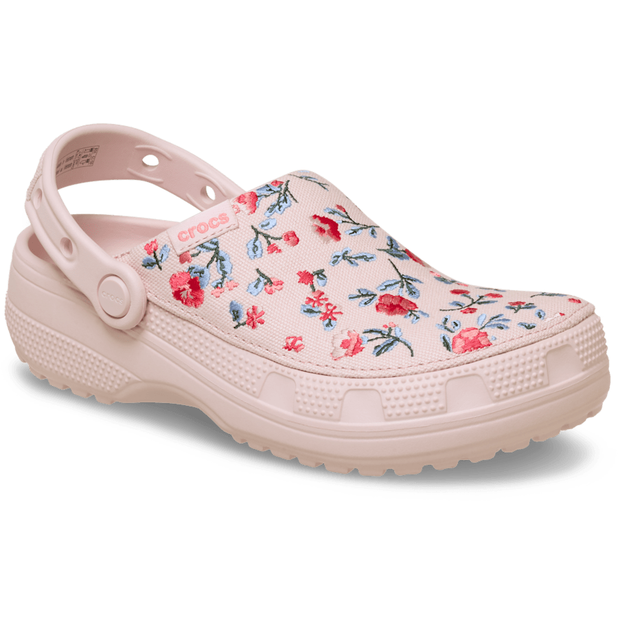 Crocs Classic Crafted Floral Clog — Cotton Candy