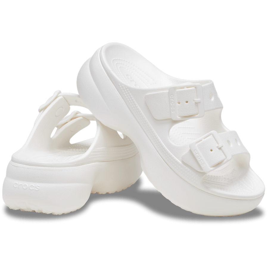 White Saturday Platform Sandal - Pair - Crocs