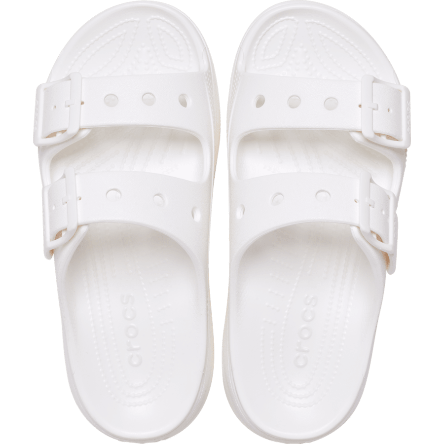 White Saturday Platform Sandal - Top - Crocs
