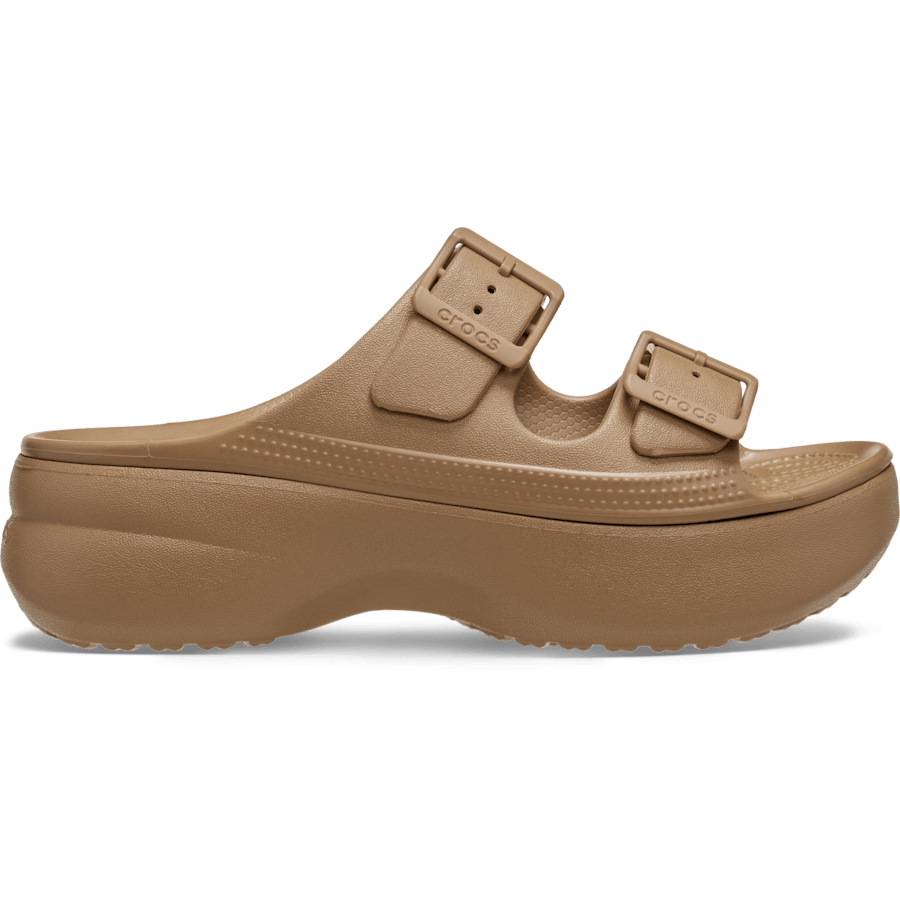 Sepia Saturday Platform Sandal - Zijkant - Crocs