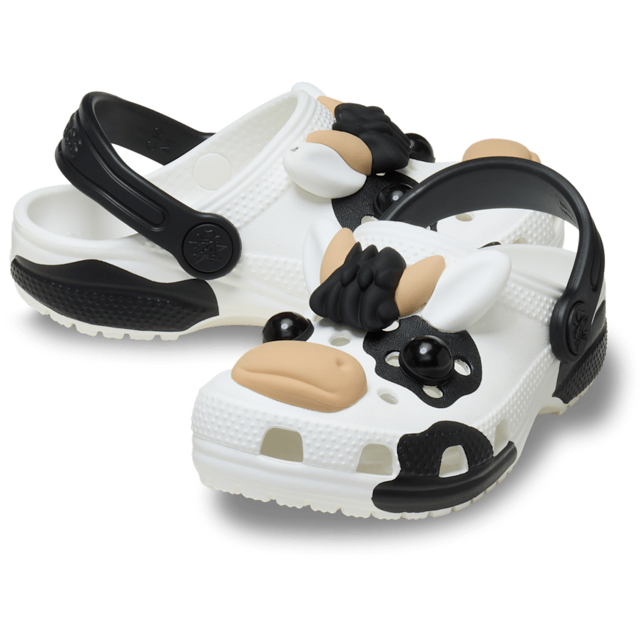 Crocs Toddler IAM Cow Clog — White