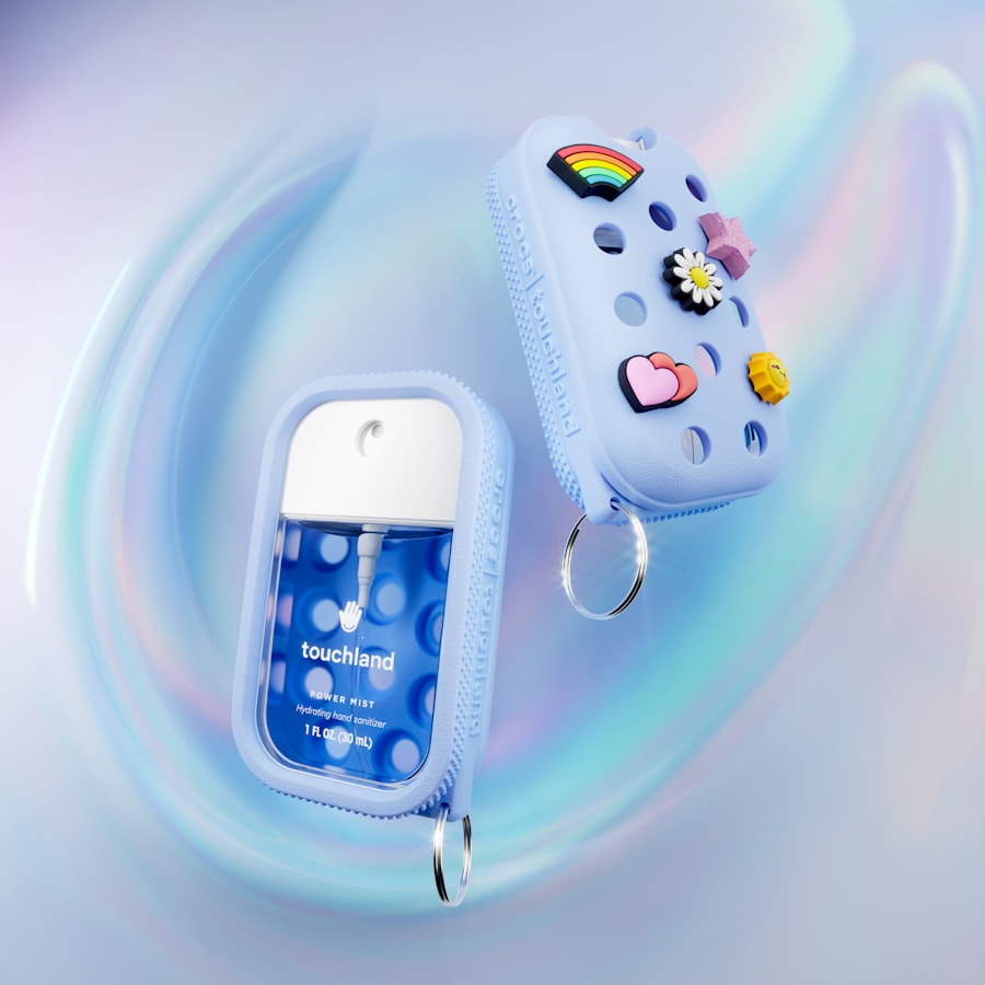 Cloudwave Blue Touchland Hand Mist Case - Pair - 
