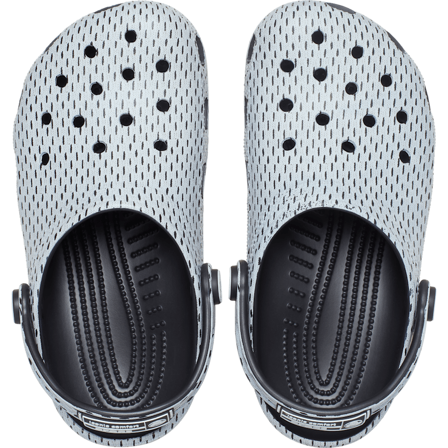 Crocs Kids' Classic Jersey Clog — Black